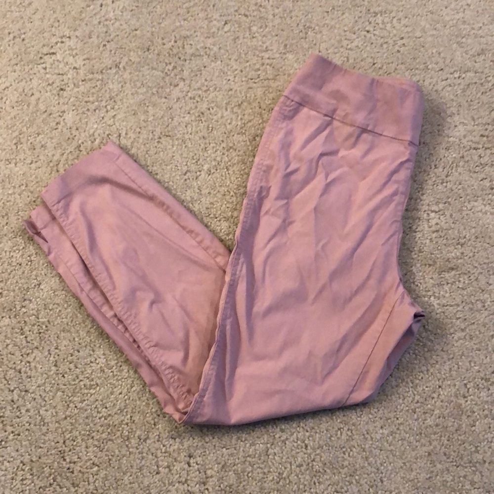 Pale pink New York and Company pull on pants